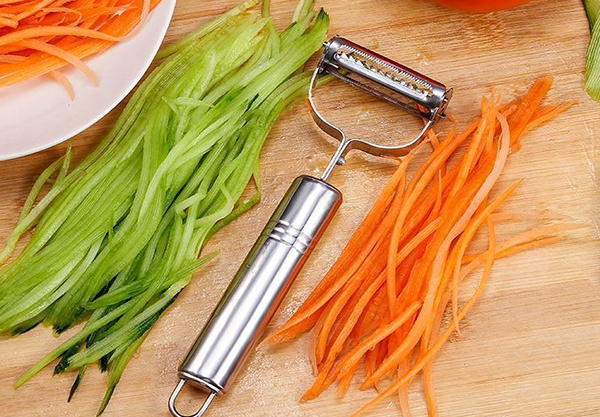 Stainless Steel Vegetable Peeler & Julienne Cutter - Option for Two