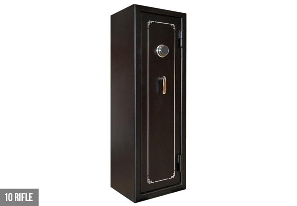 Heavy Duty Fire Proof Gun Rifle Locker Safe - Options to Hold 10 or 28 Rifles