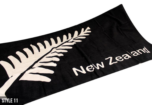 Kiwiana Beach Towel In 11 Designs