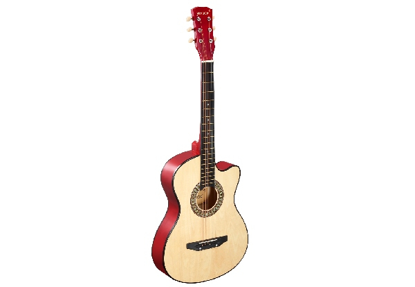 Melodic 38-inch Folk Dreadnought Acoustic Guitar