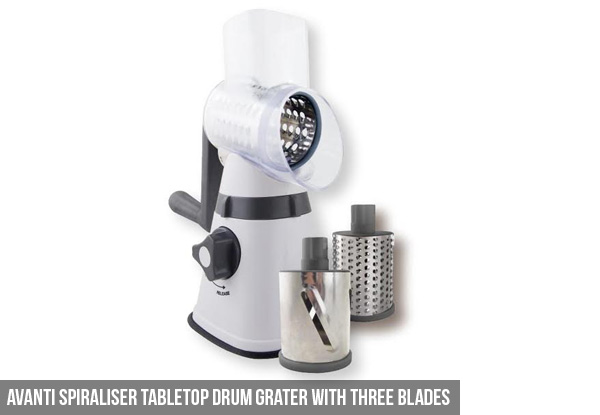 Food Grater Range - Four Options Available