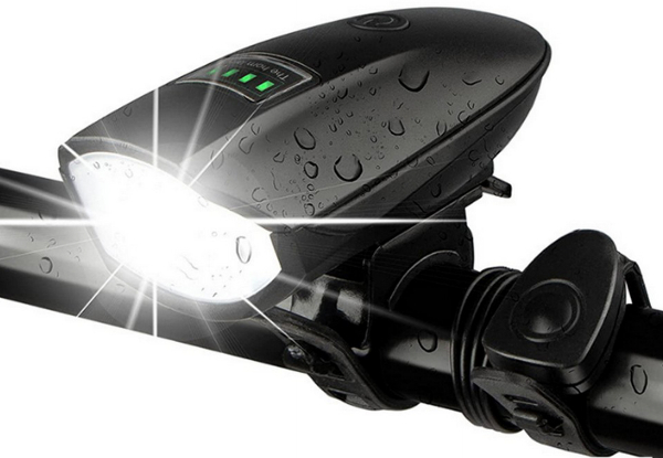 Rechargeable Bike Lights with Horn - Option for Two