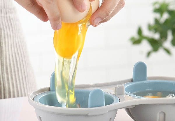 Silicone Microwave Egg Poacher - Option for Two