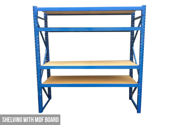 From $170 for Heavy-Duty Steel Garage Shelving – Four Options Available