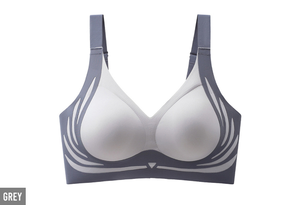 Super Gather Wireless Push-Up Bra Lifting Anti-Sagging Bra - Available in Four Colors & Four Sizes & Option for Two-Pack