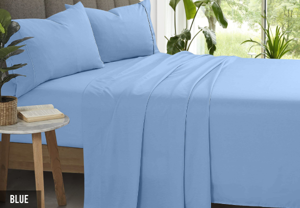 2000TC Super Soft Bamboo Microfibre Sheet Set - Available in Six Colours & Three Sizes