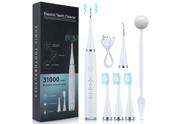 Five-Mode Rechargeable Electric Toothbrush - Available in Three Colours