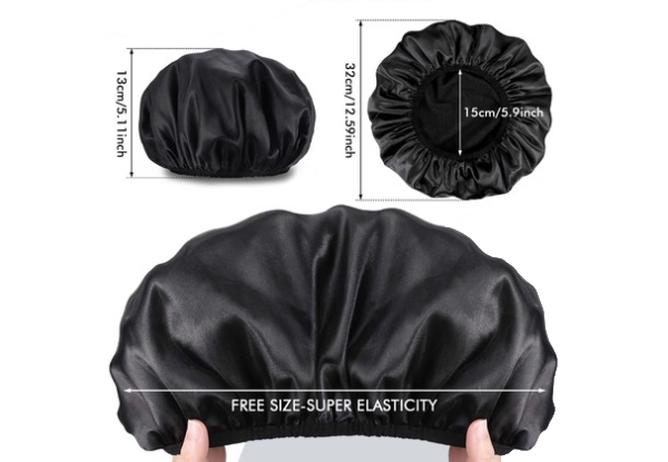 Reusable  Triple-Layer Shower Cap - Three Colours Available