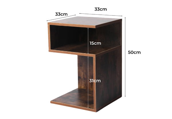 Levede Side Table Drawer Nightstand - Available in Three Colours & Option for Two-Piece