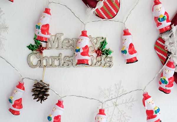 Santa Claus Lamp String Light with Free Delivery