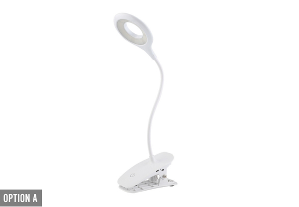 Clip-On Reading Light - Two Options Available