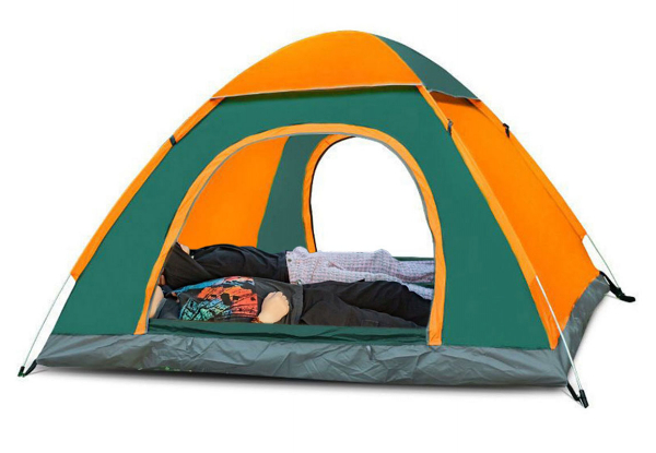 Outdoor Three-Person Camping Pop-Up Tent