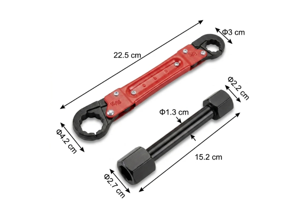 Plumbing Double-Ended Pipe Wrench Set