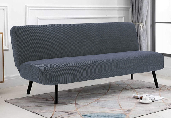 Armless Sofa Elastic Slipcover - Available in Six Colours & Three Sizes