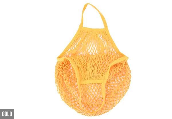 Reusable Netting Grocery Bag - Six Colours Available