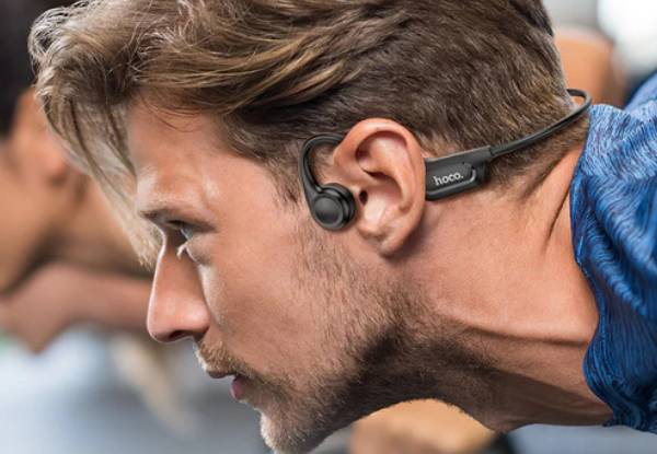 Hoco Open-Ear Bone Conduction Bluetooth Earphones - Black