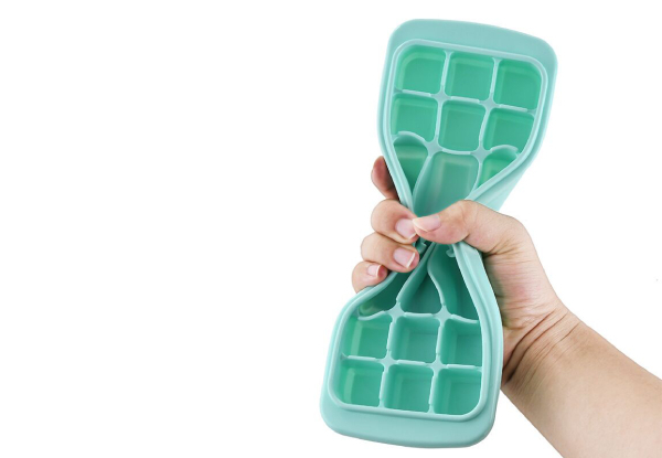 Silicone Ice-Making Mould with Cover - Four Colours Available with Free Delivery