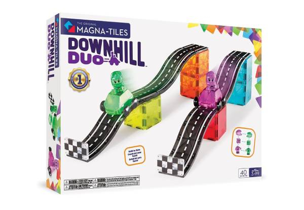 Magna-Tiles 40-Piece Downhill Duo Set - Option for Two Sets