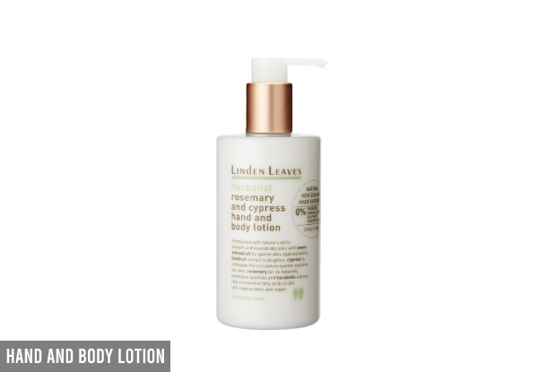 Linden Leaves Herbalist Hand & Body Lotion - Option for Herbalist Flowing Soap & Lotion Set