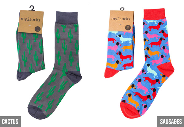 One Size Fits All Novelty Socks - 14 Styles Available