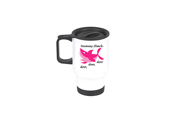 Personalised 414ml Travel Mug Range - Eight Designs Available or Design Your Own - Additional Delivery Charges Apply