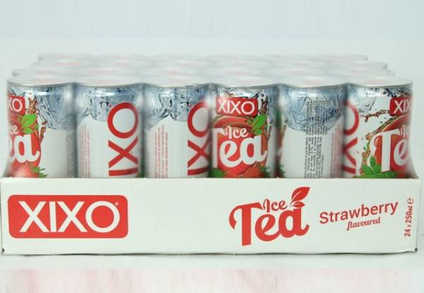 24-Pack of XIXO Iced Tea or Soda 250ml Cans - Four Flavours Available with Free Delivery