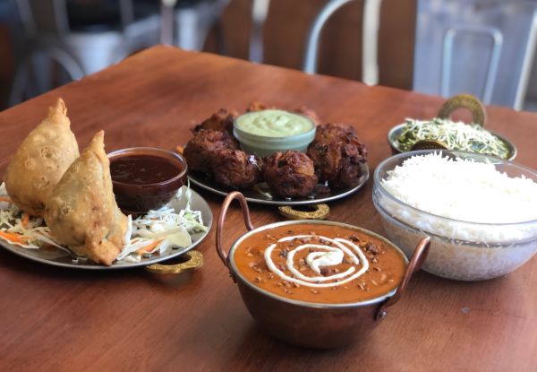 Indian Banquet for Two incl. Poppadoms, One Entree & Two Mains - Option for Four People Available - Open Seven Days - Valid for Lunch, Dinner, Dine-In & Takeaway