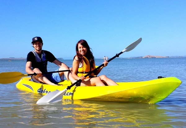 One Hour Kayak Hire for Two - Options for Single or Double Kayak Hire