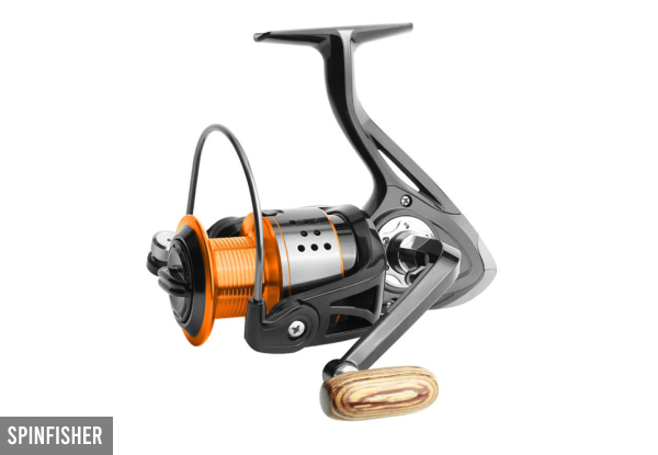 Metal Fishing Reel - Two Styles & Six Sizes Available