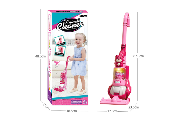 Kids Vacuum Toy with Lights & Realistic Sounds