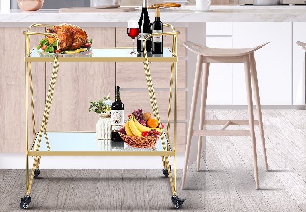 Gold Bar Cart