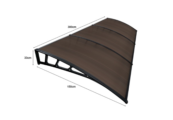 1.5 x 3m Window or Door Awning - Two Colours Available
