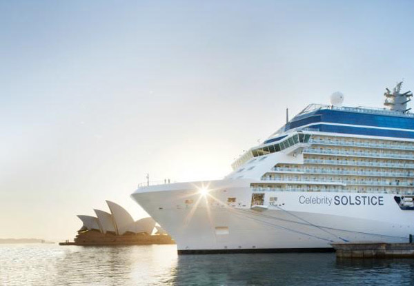 10-Night Scenic Coastal Cruise from Auckland to Sydney on Celebrity Solstice Direct for Two incl. Return Flights