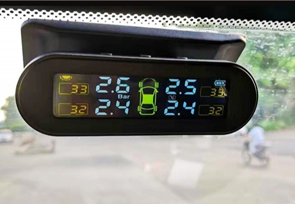 Solar-Powered Car Tyre Pressure Monitor System