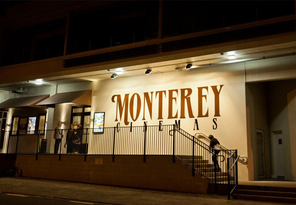 Monterey Cinemas Movie Package for One Person - Options for up to Four People with Multiple Food & Beverage Options Available