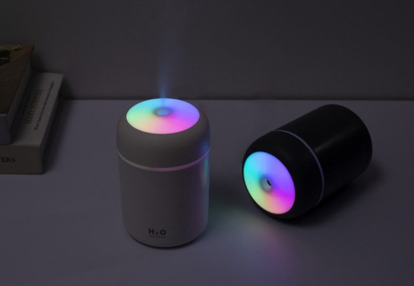 USB Colourful Light Mini Humidifier - Three Colours Available