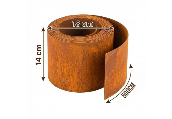 Flexible Garden Edging Metal Landscape Border - Available in Two Sizes