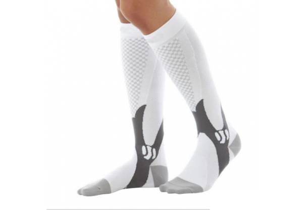 Two Pairs of Magic Compression Elastic Stockings - Three Sizes & Five Colours Available with Free Delivery