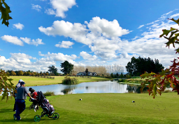 Round of Golf & Bunker Cafe Food & Beverage Voucher - Options for up to Four People