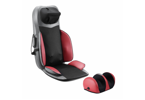 Homasa Full Body Massage Cushion with Foot Massager - Available in Four Options