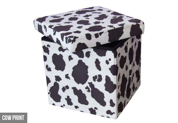 Collapsible Storage Ottomans - Two Sizes & Range of Styles Available with Free Metro Delivery