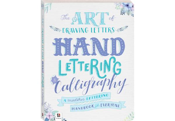 'The Art of Drawing Letters: Hand Lettering & Calligraphy' Book Set with Free Delivery