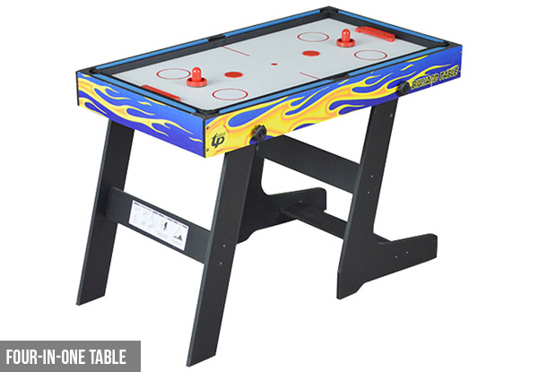 Four-In-One Game Table incl. Table Tennis, Foosball, Hockey & Pool - Option for Soccer Game Table Available