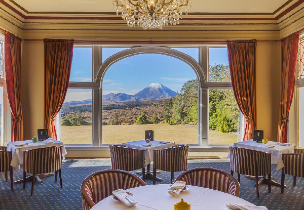 Per-Person, Twin-Share, Three-Night French-Inspired Package incl. Accomodation at the Hilton Hotel & Chateau Tongariro Hotel, Meals, Transfers, Activities & More