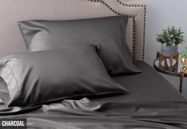 Sustainable & Ultra-Soft All-Natural Comfort 100% Tencel Sheet Set 1200TC - Five Colours & Six Sizes Available