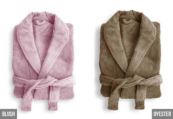 Bambury Microplush Robe - 12 Colours Available