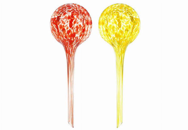 Indoor or Outdoor Plant Self-Watering Colour Globes - Two Options Available