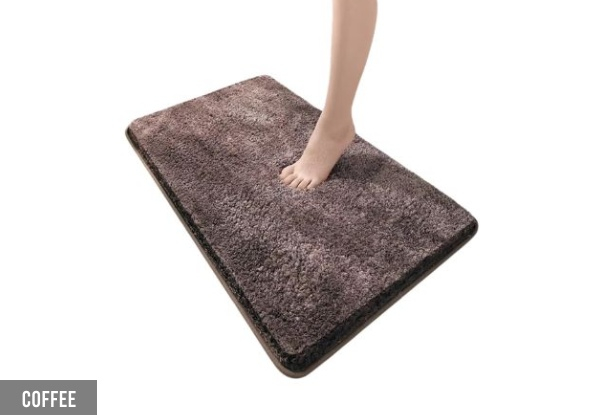 Soft Comfortable Anti-Slip Thick Plush Floor Mat - Four Colours Available