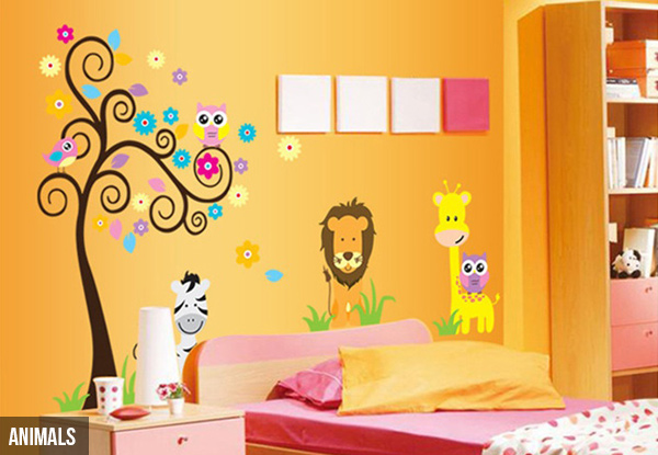 Assorted Child's Room Decals - Six Styles Available