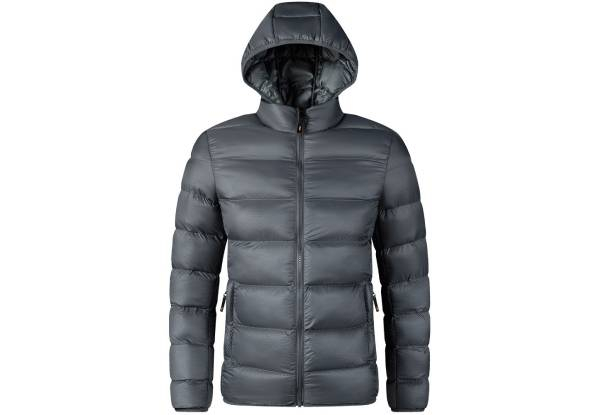 Men's Puffer Jacket - Available in Four Colours & Five Sizes
